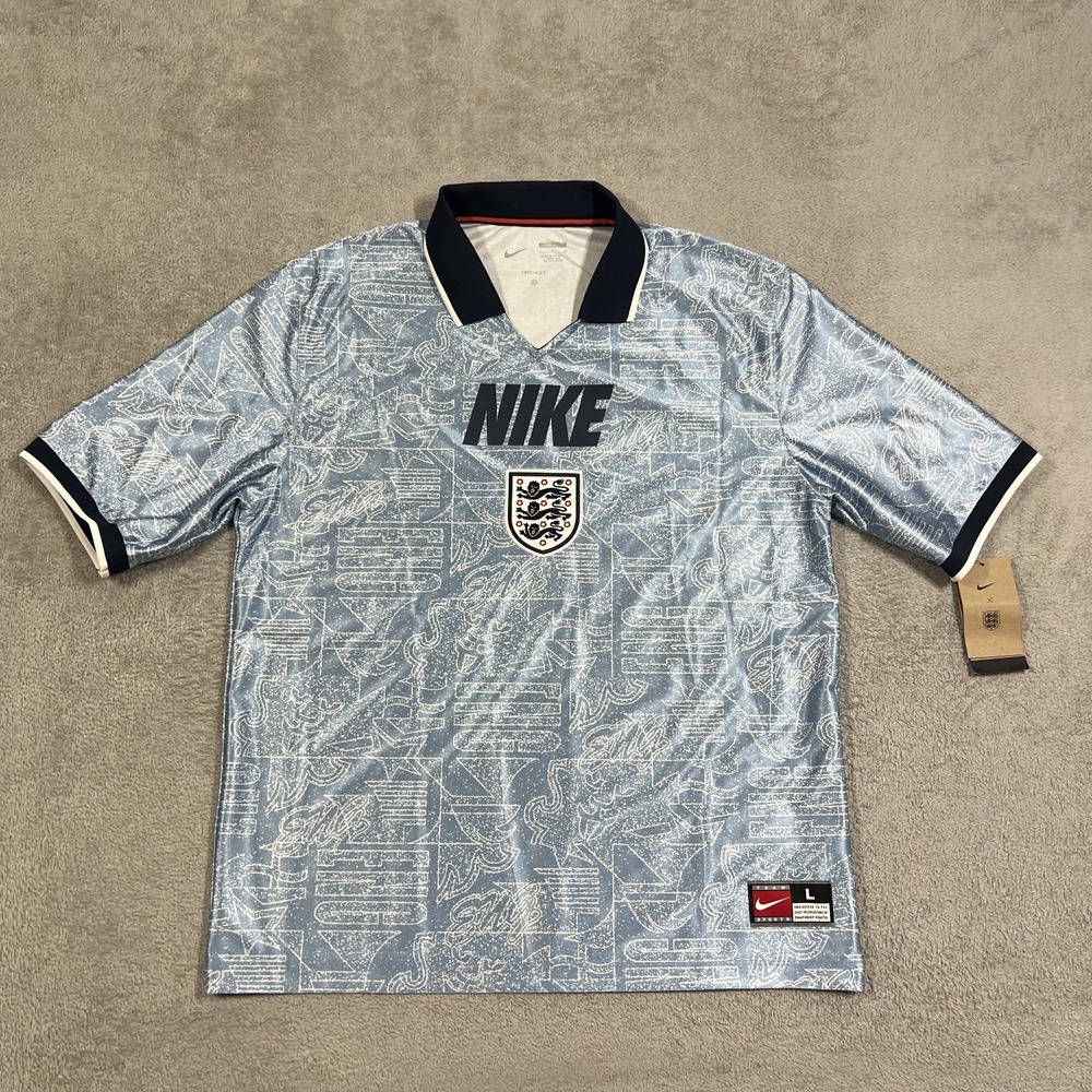 England Energy Jersey Mens Large Nike Dri-FIT National Football Team Soccer Top